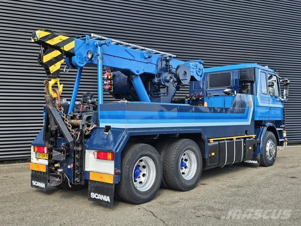 Scania R142 V8 6x2 / ABSCHLEPP / TOW TRUCK 크레인 트럭