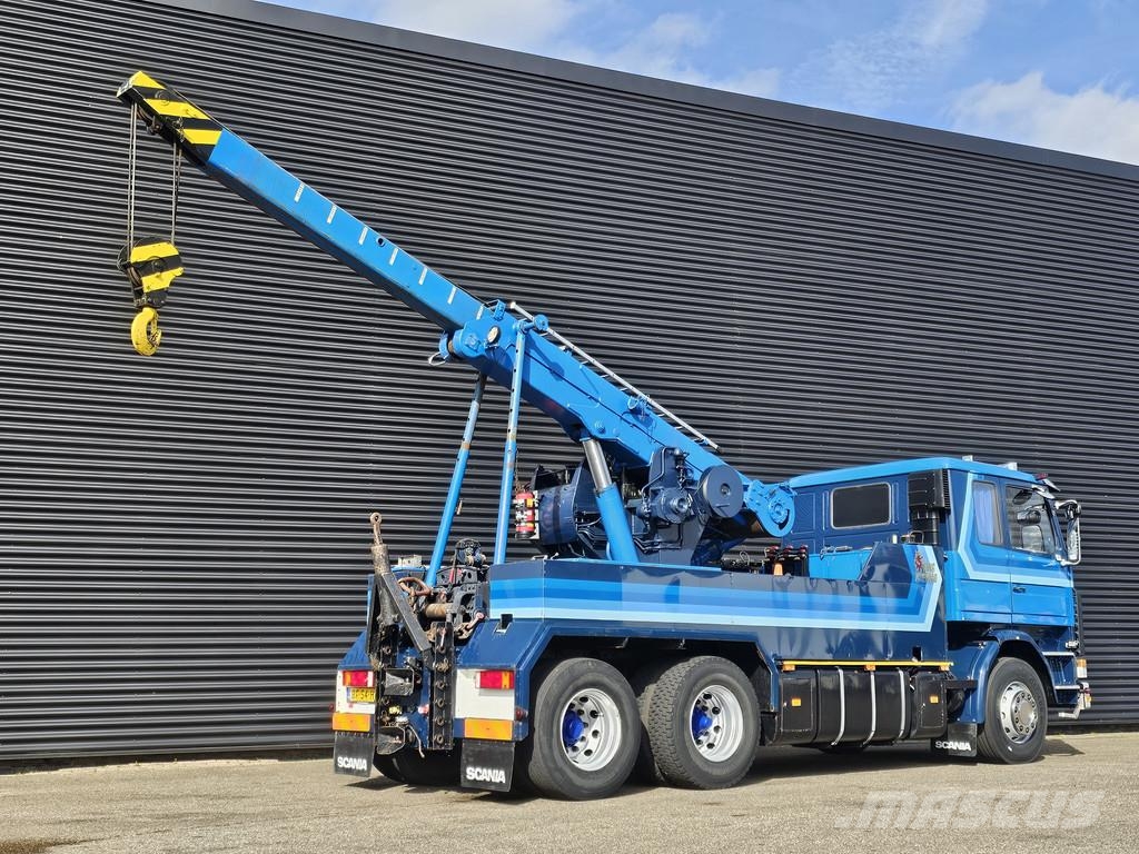 Scania R142 V8 6x2 / ABSCHLEPP / TOW TRUCK 크레인 트럭