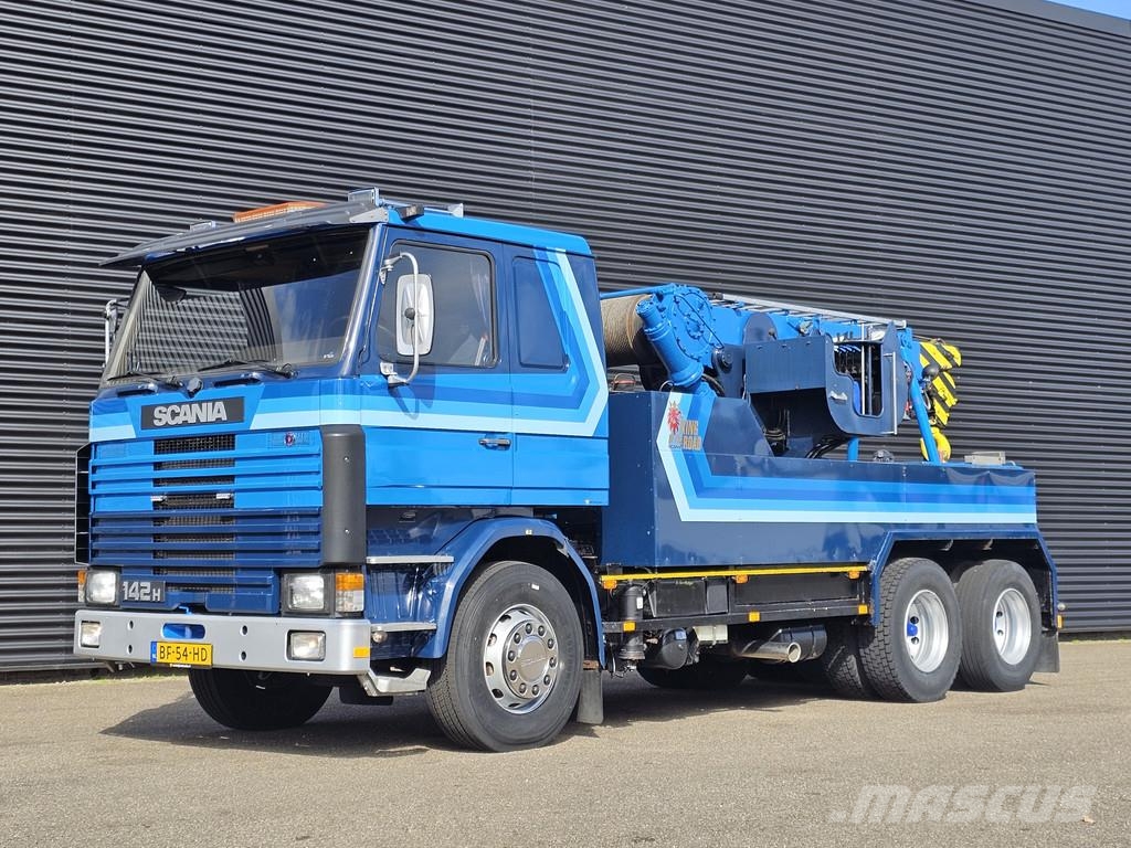 Scania R142 V8 6x2 / ABSCHLEPP / TOW TRUCK 크레인 트럭