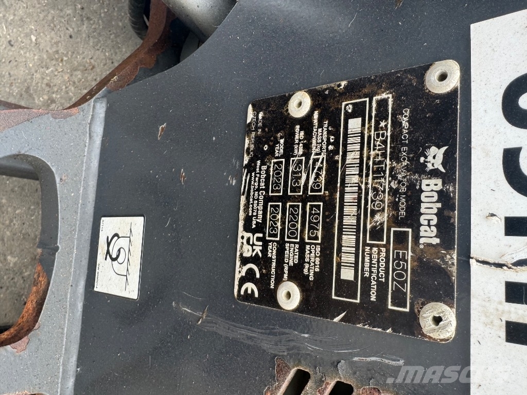 Bobcat E50Z (11739) Mini pelle < 7t