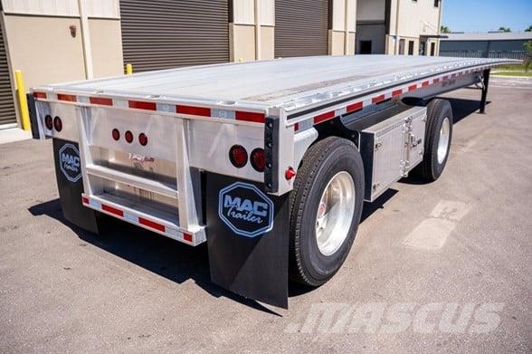 MAC TRAILER MFG ALL ALUMINUM 48' FLATBED W/TOOLBOX Semi Reboques estrado/caixa aberta