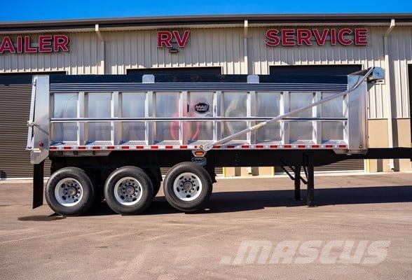 MAC TRAILER MFG ALUMINUM TRI-AXLE FLORIDA SPEC Самосвальные прицепы