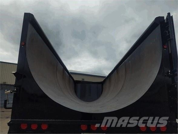 MAC TRAILER MFG STEEL HALF ROUND Самосвальные прицепы