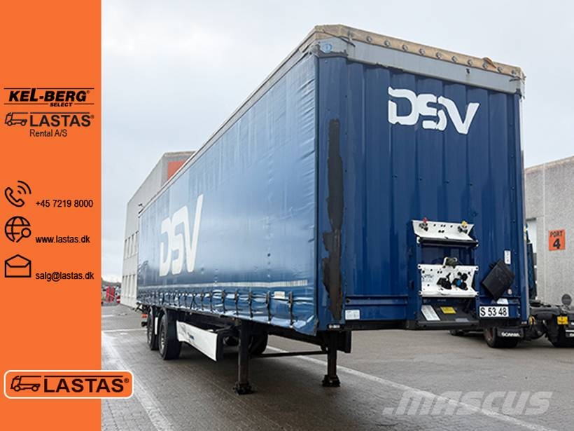 Krone 2 axle Curtainsider / Planenauflieger Curtain sider semi-trailers