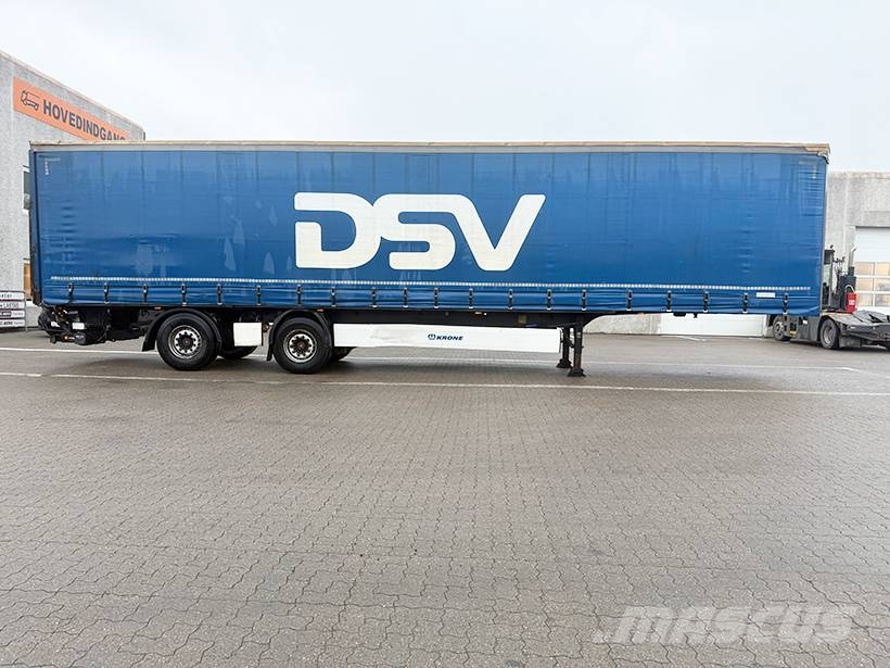 Krone 2 axle Curtainsider / Planenauflieger Curtain sider semi-trailers