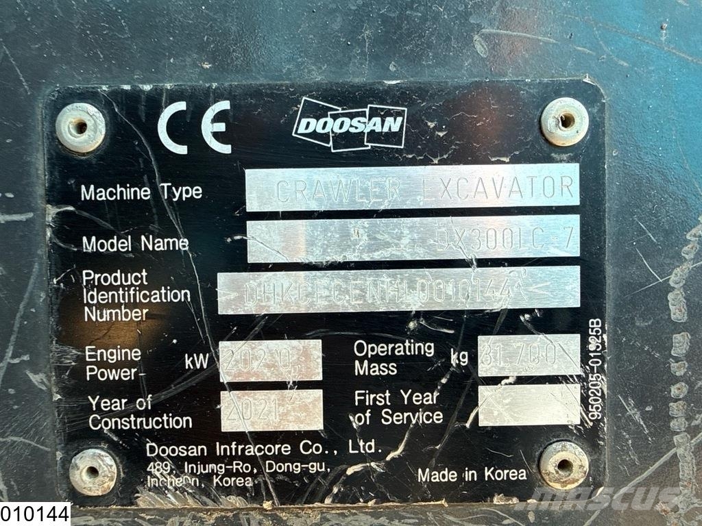 Doosan DX300LC-7 202 KW, 7125 Hours Posebni bagri