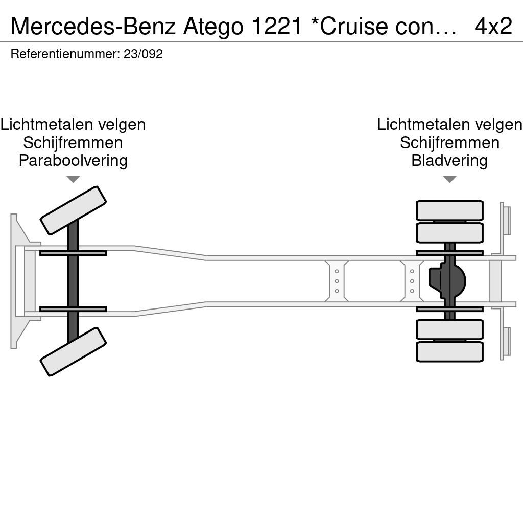 Mercedes-Benz Atego 1221 *Cruise control*Bluetooth*Elektrisch ve Camiones con temperatura controlada