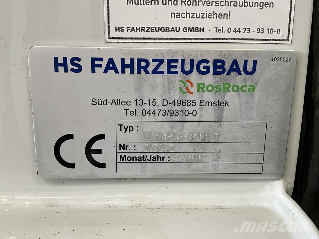 Fuso Canter 9C18 Euro 6 HS 7m³ Popelářské vozy