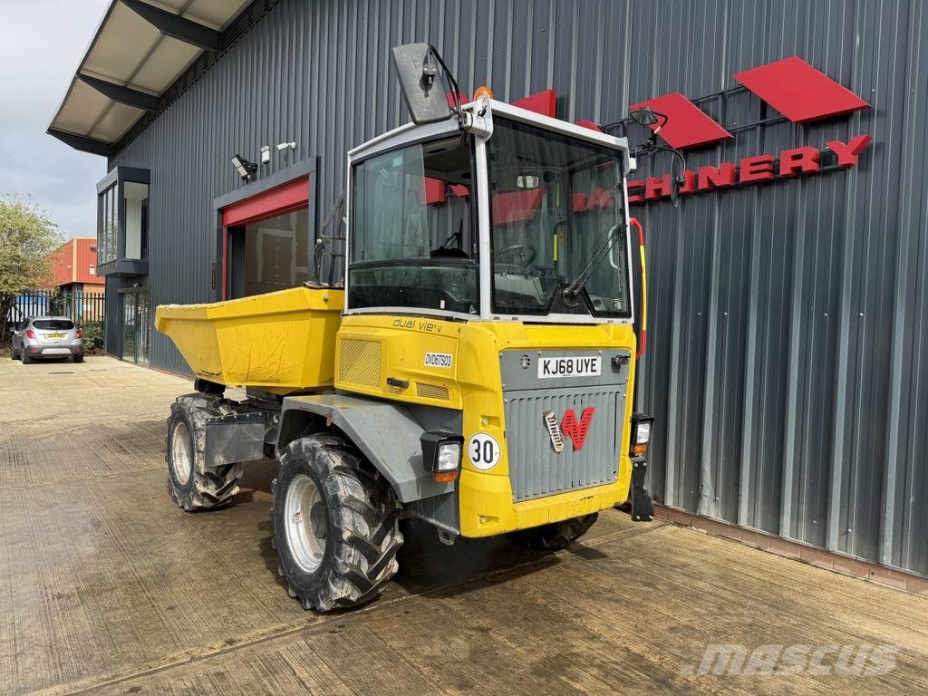 Wacker Neuson DV 60 Dual View 6 Ton Swivel Dumper Mini dumpere
