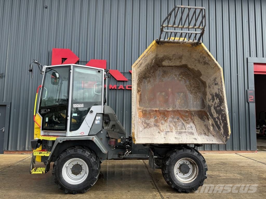 Wacker Neuson DV 60 Dual View 6 Ton Swivel Dumper Mini dumpere