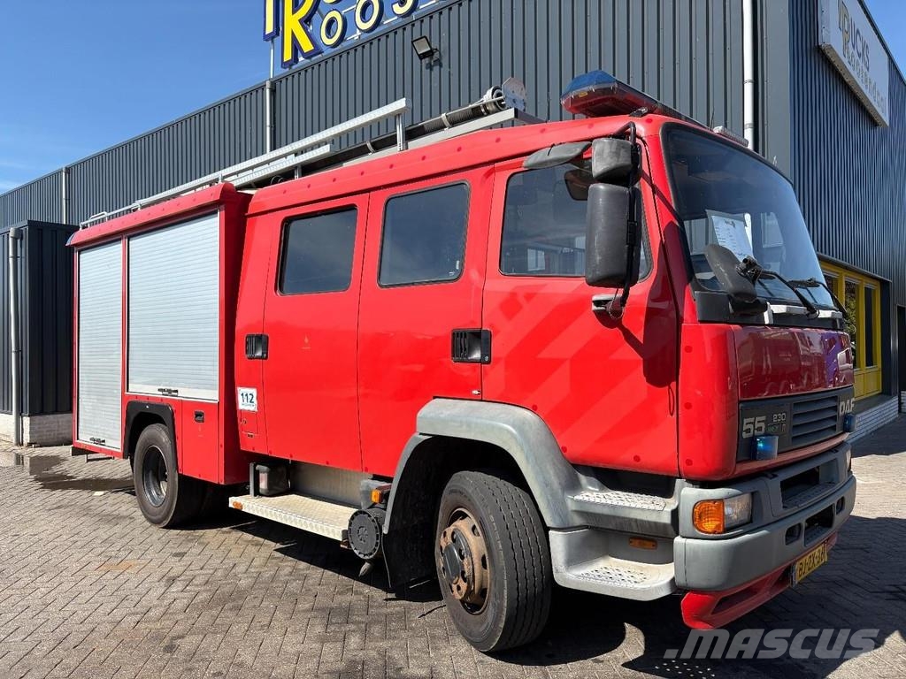 DAF AE55CE + FIRE TRUCK + 116766 KM + EXTENDABLE LADDE شاحنات حريق