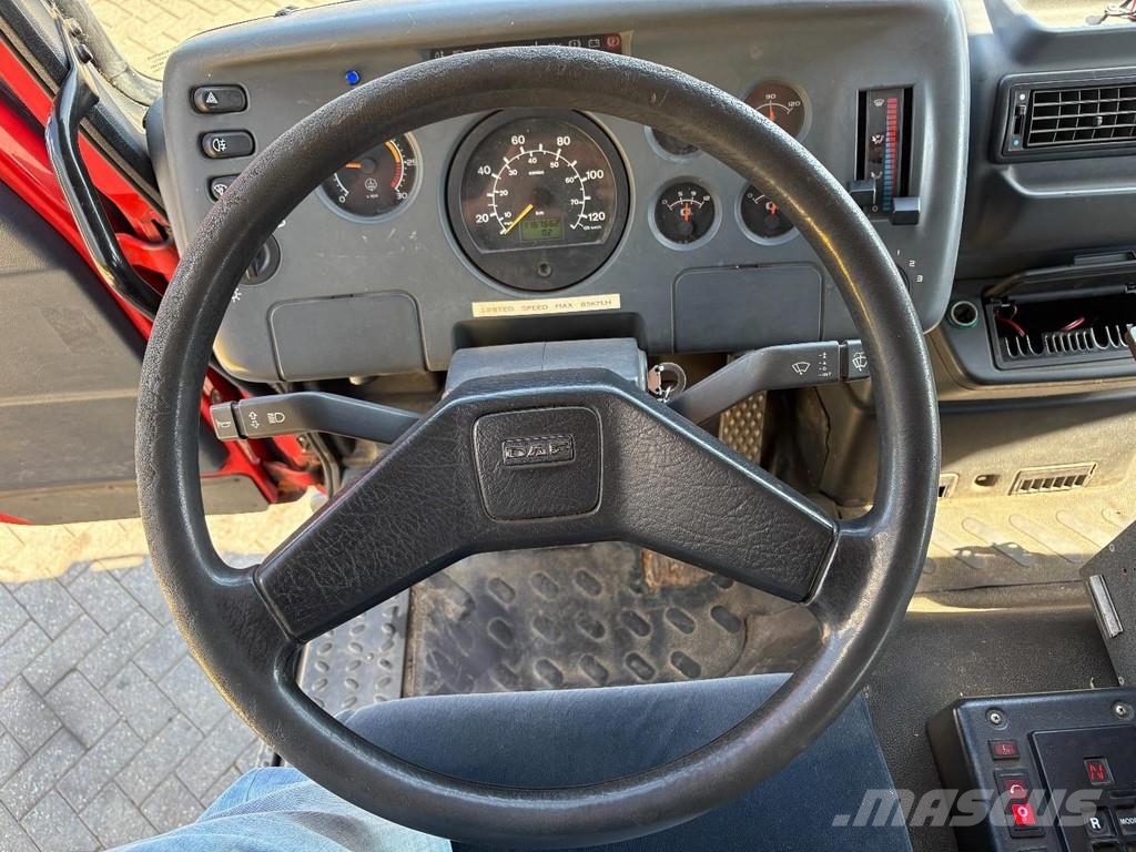 DAF AE55CE + FIRE TRUCK + 116766 KM + EXTENDABLE LADDE شاحنات حريق