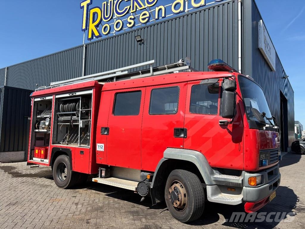 DAF AE55CE + FIRE TRUCK + 116766 KM + EXTENDABLE LADDE شاحنات حريق