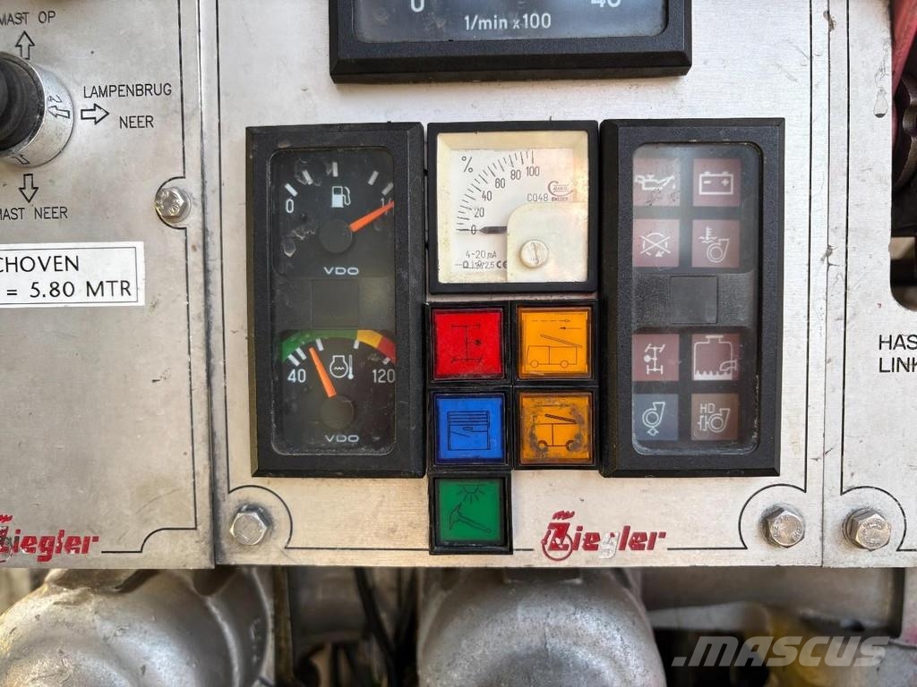DAF AE55CE + FIRE TRUCK + 116766 KM + EXTENDABLE LADDE شاحنات حريق