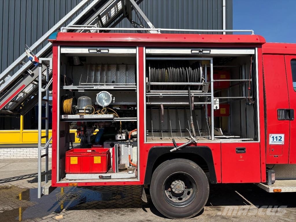 DAF AE55CE + FIRE TRUCK + 116766 KM + EXTENDABLE LADDE شاحنات حريق