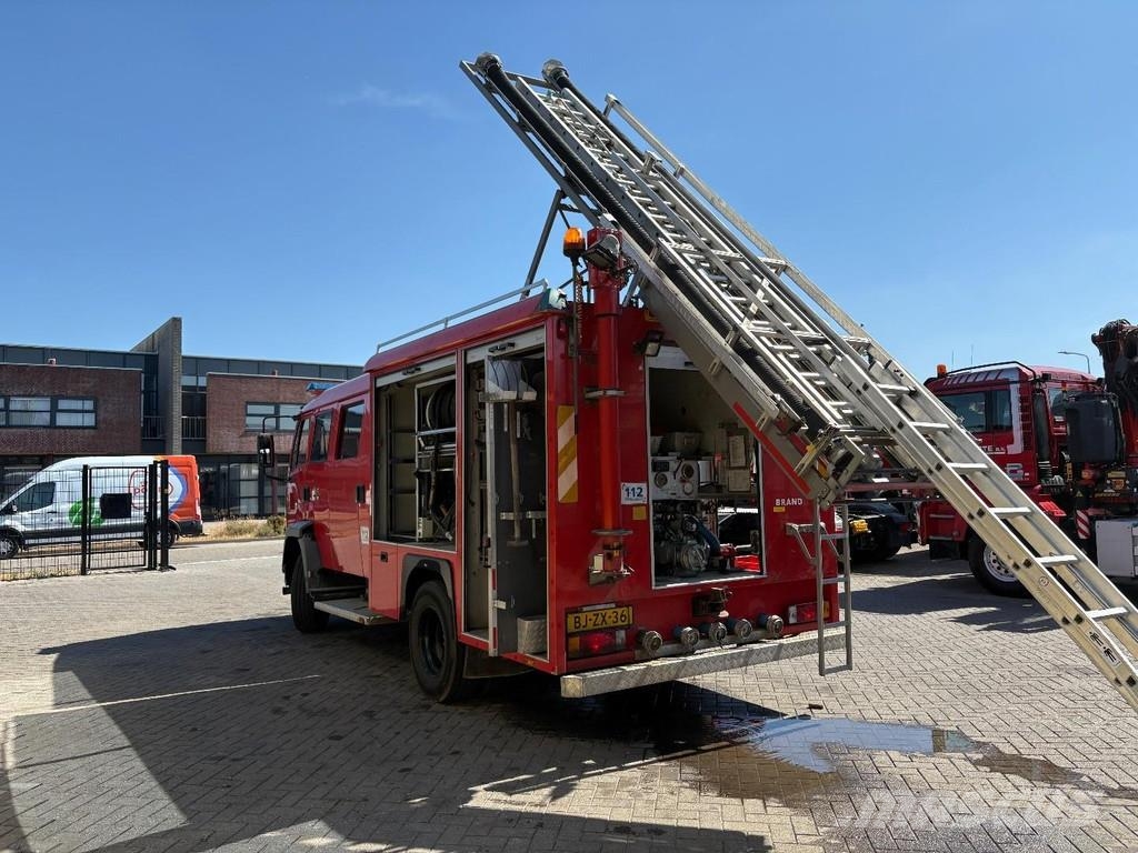 DAF AE55CE + FIRE TRUCK + 116766 KM + EXTENDABLE LADDE شاحنات حريق