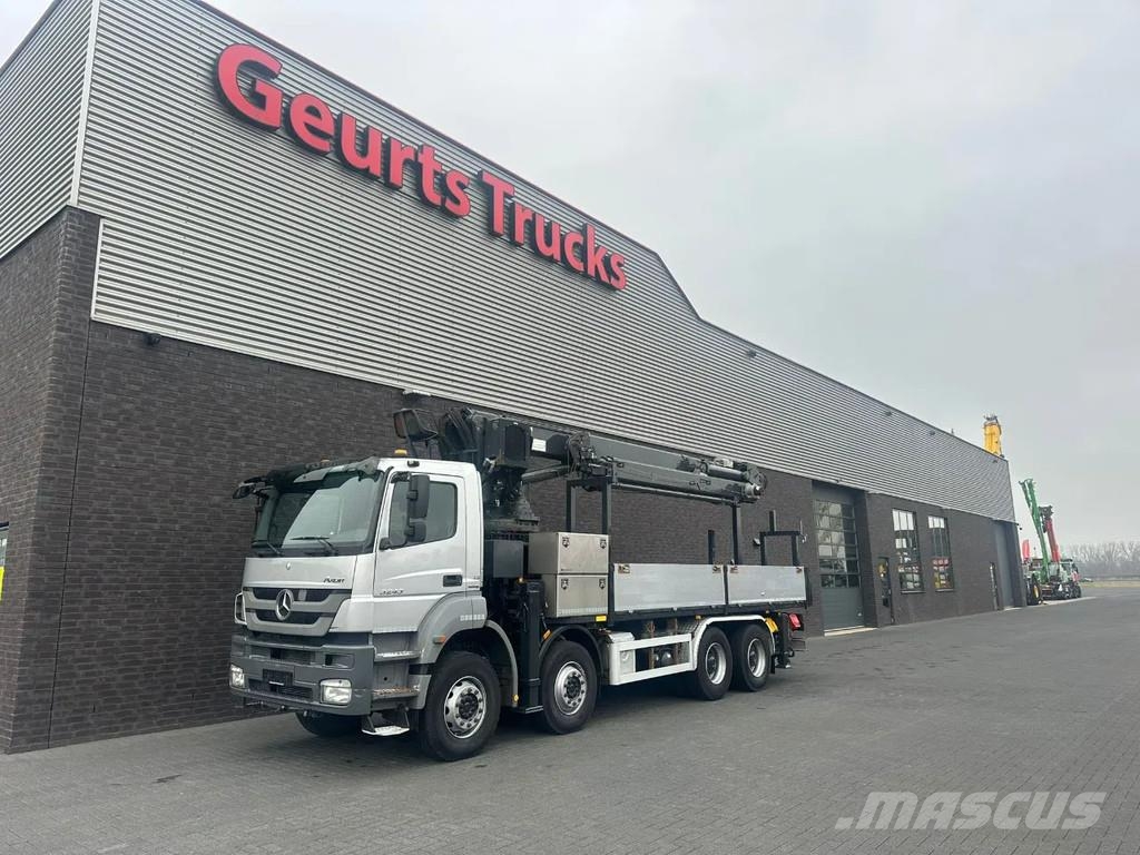 Mercedes-Benz Axor 3243 8X4 BB + MKG HMK 350 + JIB MONTAGEKRAN/D Kamioni sa kranom