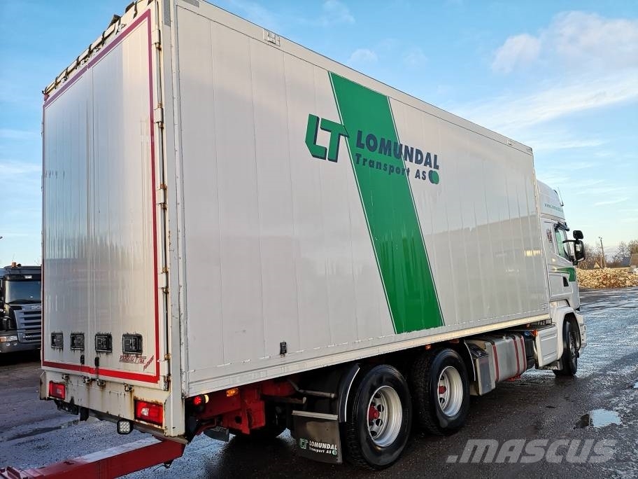 Scania R580LB6X4HNB RETARDER side opening Kofferaufbau