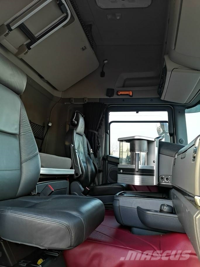 Scania R580LB6X4HNB RETARDER side opening Kofferaufbau