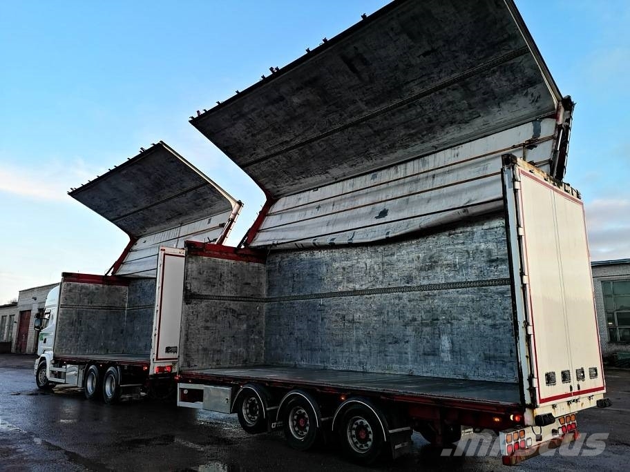 Scania R580LB6X4HNB RETARDER side opening Kofferaufbau