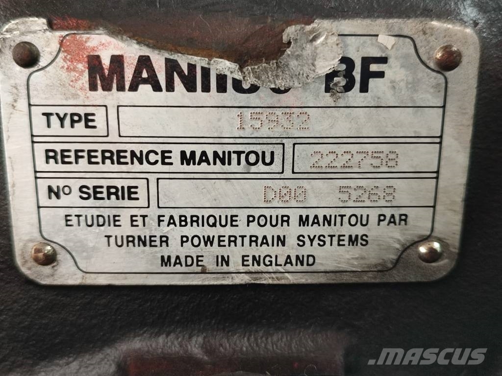 Manitou Bevel gear 222758 Manitou MT 1337 COM T4 2024 Transmissie