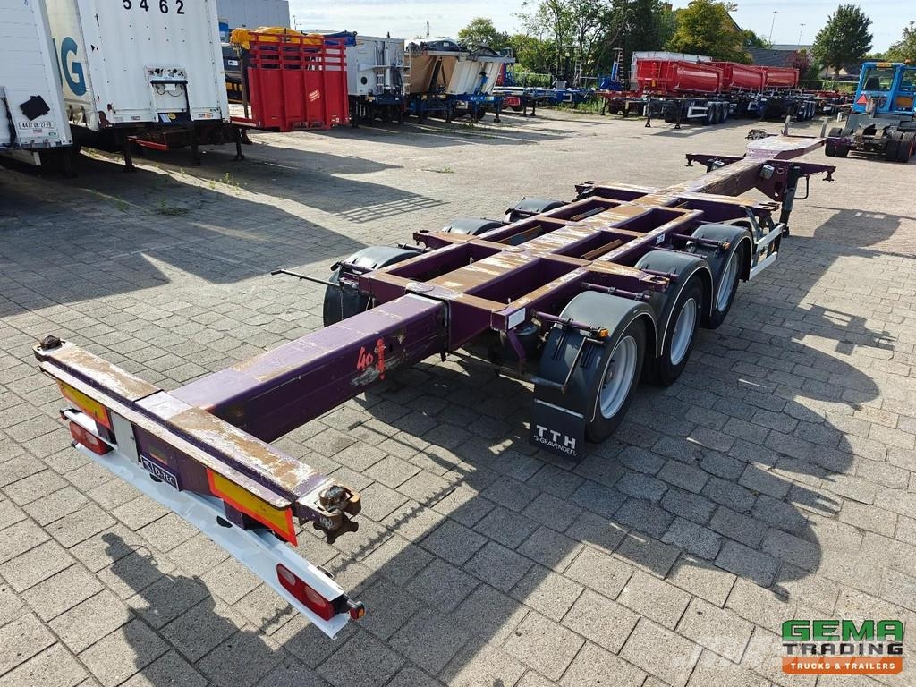 D-tec FT-43-03V Multi - All Connections - Head-Center-Re Semirremolques portacontenedores
