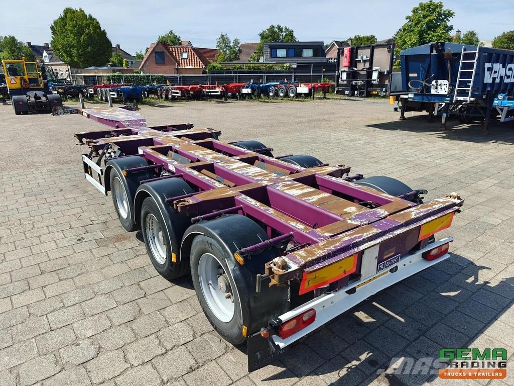 D-tec FT-43-03V Multi - All Connections - Head-Center-Re Semirremolques portacontenedores