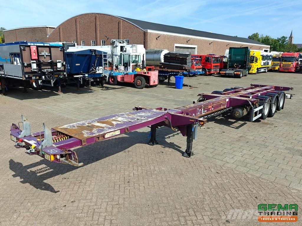 D-tec FT-43-03V Multi - All Connections - Head-Center-Re Semirremolques portacontenedores