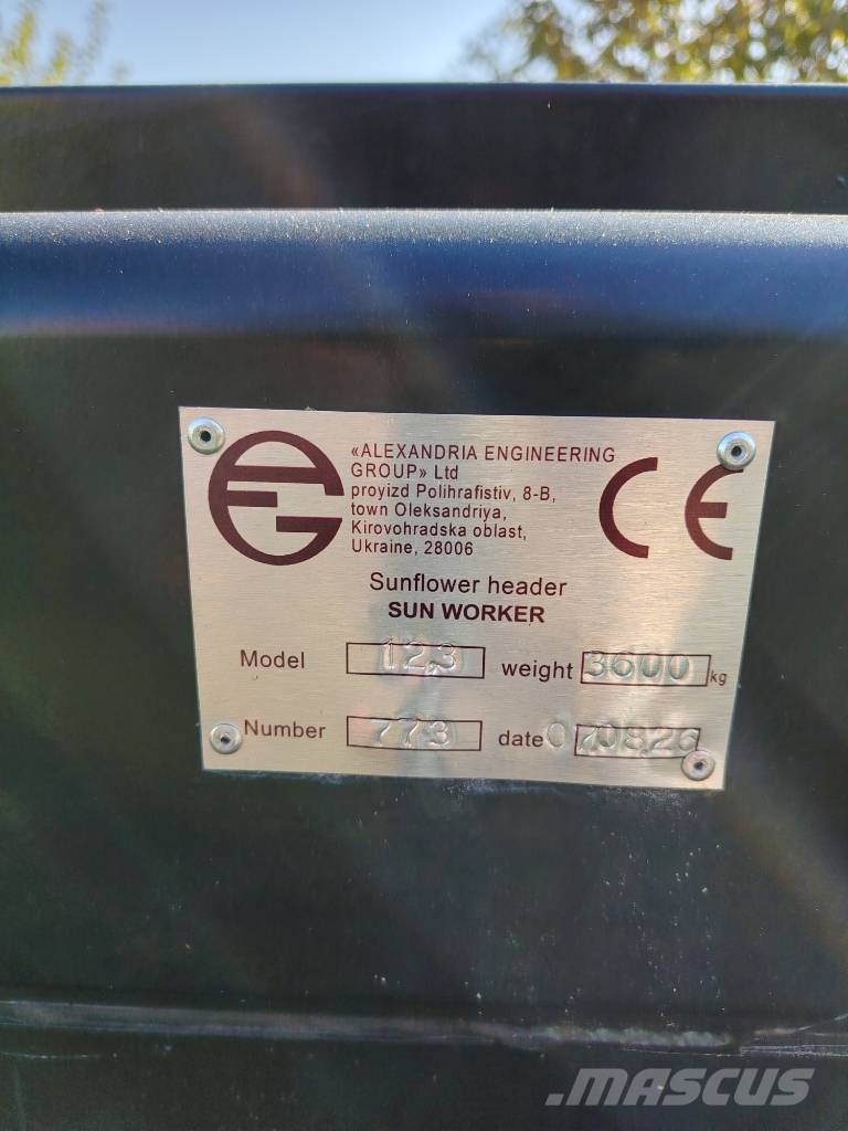 AE Group Ltd Sun Worker 12,30 Combine capete pentru culegatoare