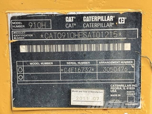 CAT 910H Wielladers