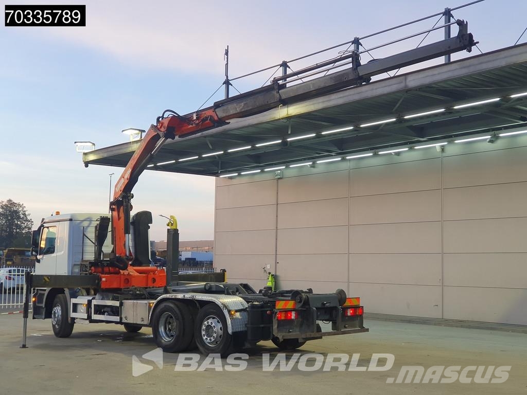 Mercedes-Benz Actros 2532 Actros 6X2 Palfinger PK 15002 Crane kr Rol kiper kamioni sa kukom za podizanje tereta