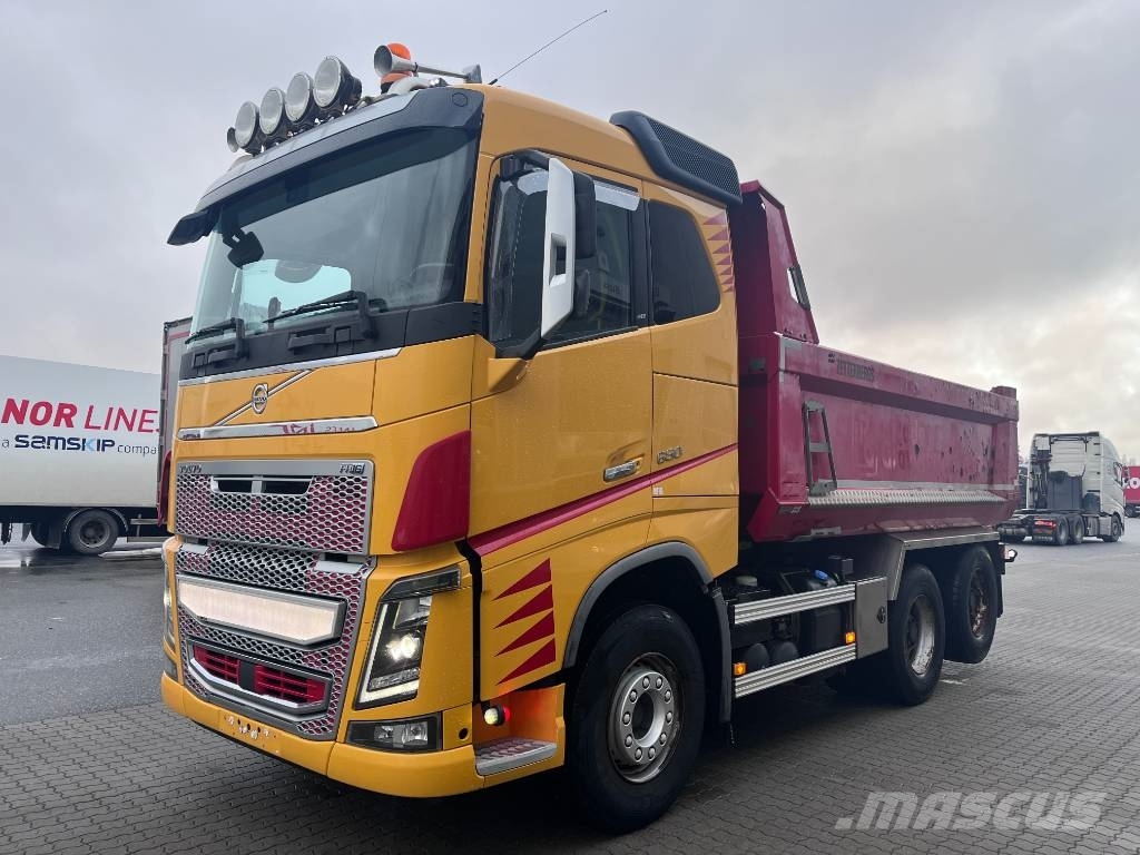 Volvo FH16 650 6x4 شاحنات قلابة