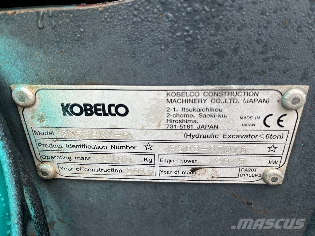 Kobelco SK 55 SRX-6 Mini bageri < 7t