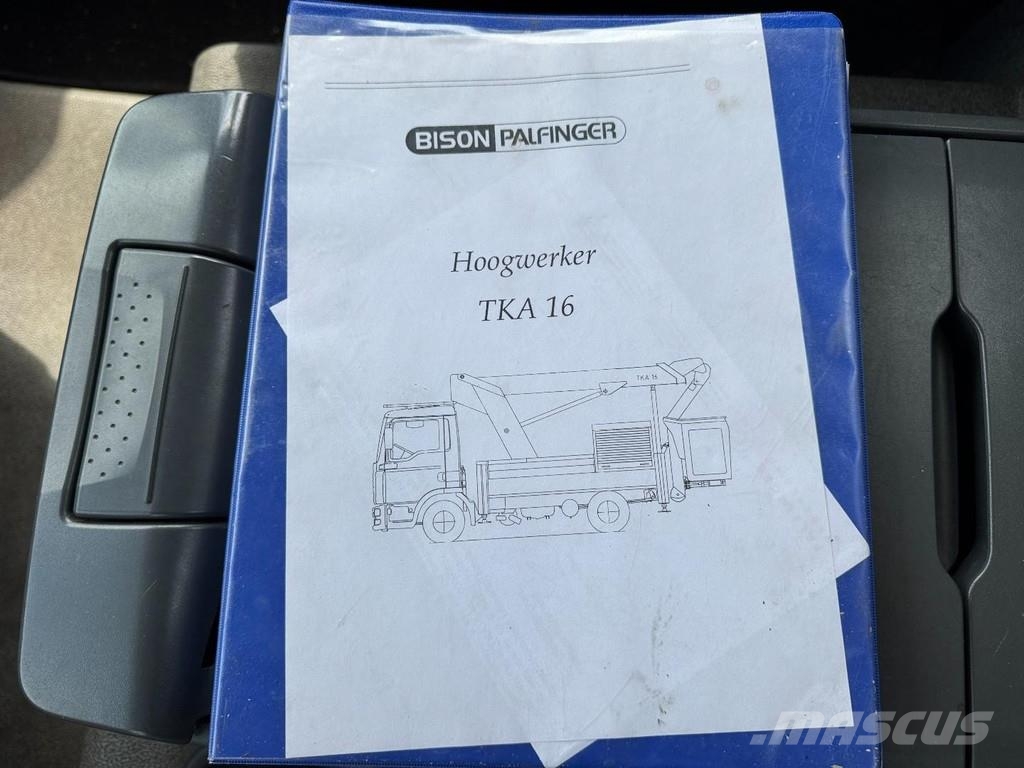 MAN TGL 8.180 Bison-Palfinger TKA 16 Hoogwerker, Hubar Plataformas sobre camión