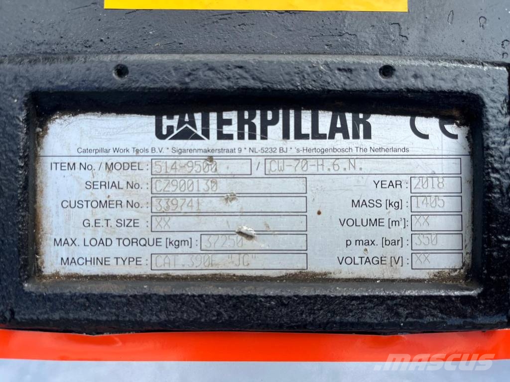 CAT CW70 H.6.N. JC Linkage quick coupler Gyors csatlakozók