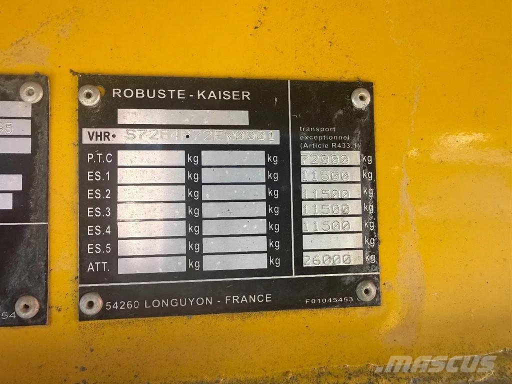 Kaiser S72B4P MET DOLLY Low loader-semi-trailers