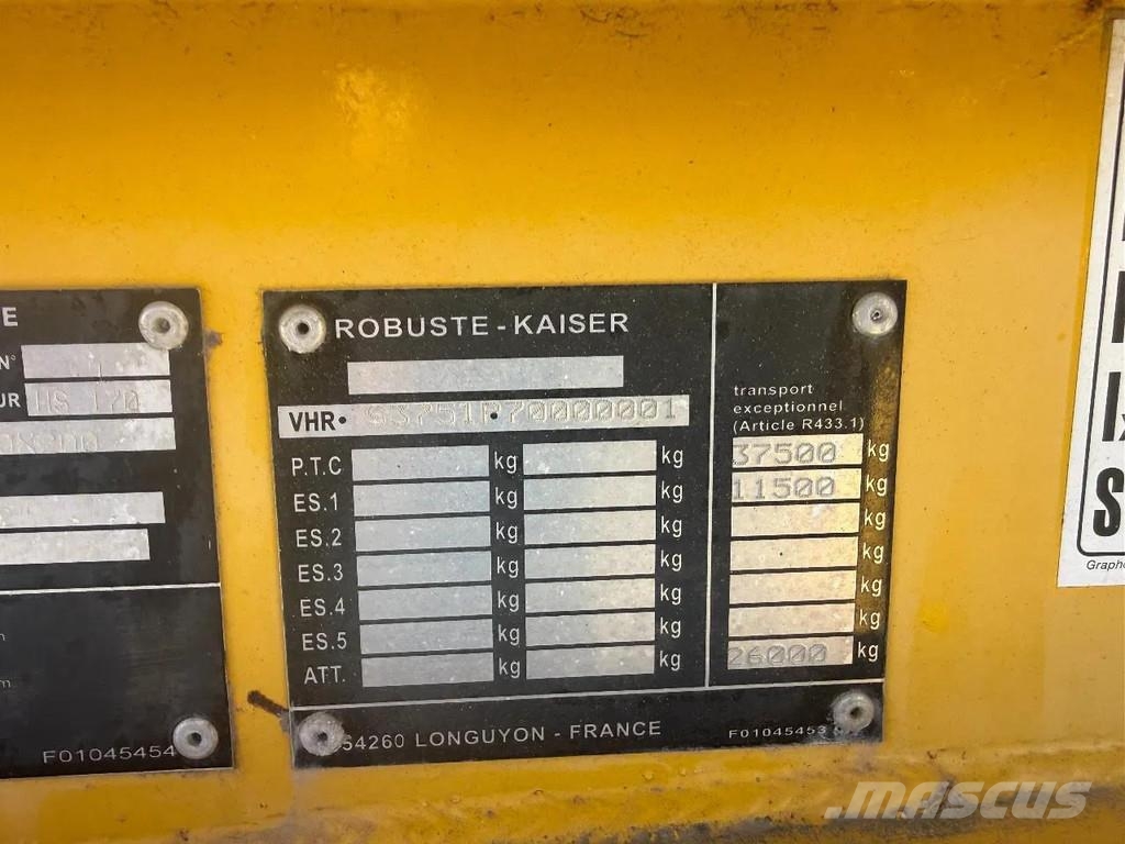Kaiser S72B4P MET DOLLY Low loader-semi-trailers