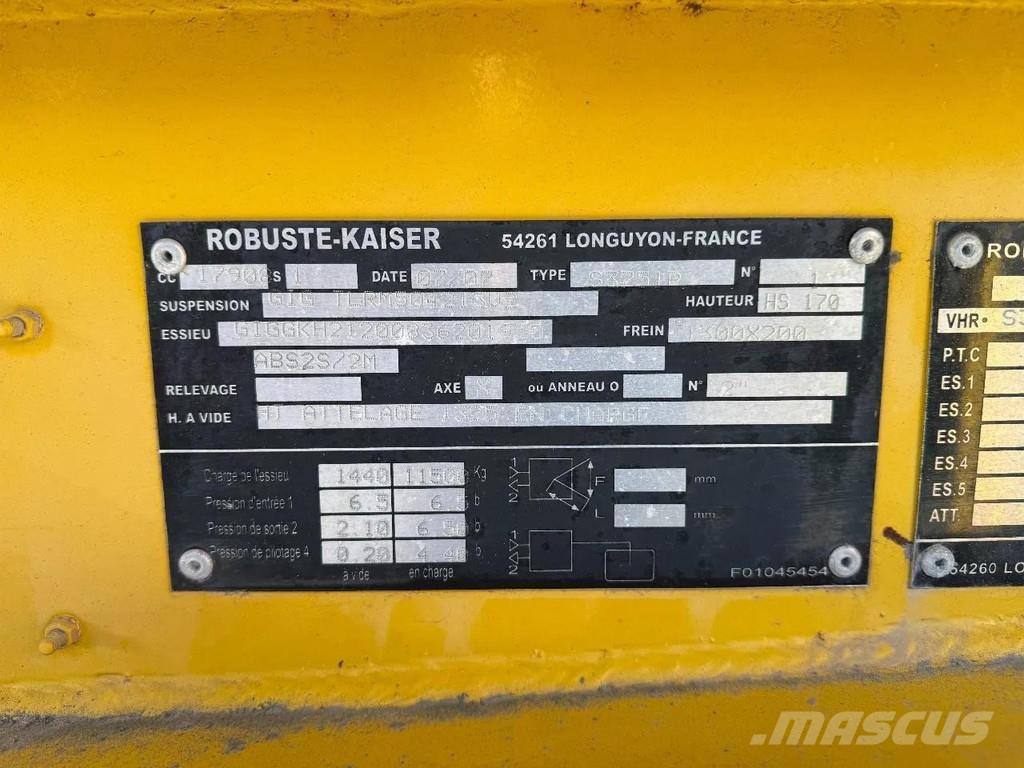 Kaiser S72B4P MET DOLLY Low loader-semi-trailers