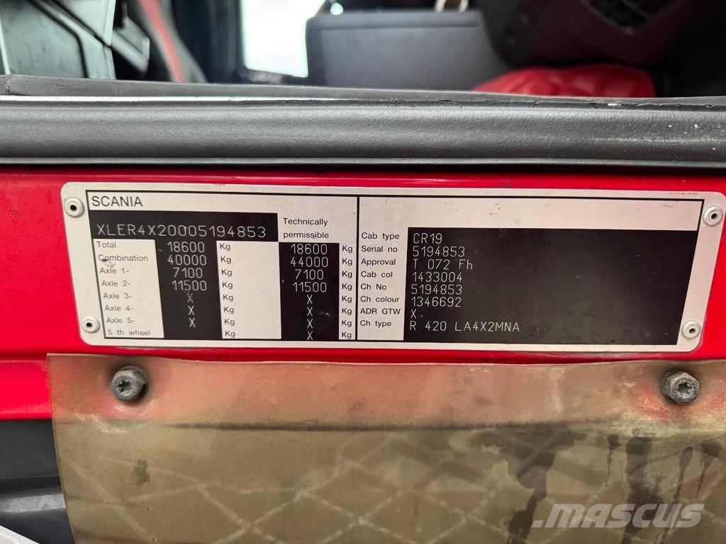 Scania R420 4X2 EURO 5 Vlačilci