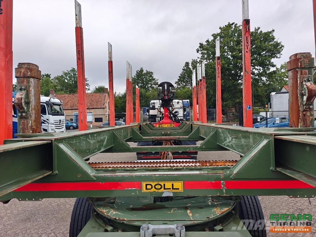 MAN TGS 33.510 6x6 HydroDrive Sleeper Cab Euro6D + Pal Vozy na přepravu kmenů