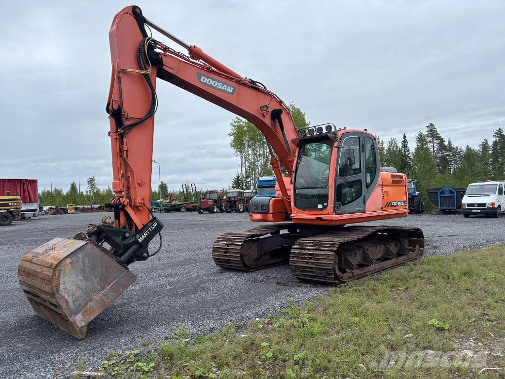 Doosan DX 160 LC Rupsgraafmachines
