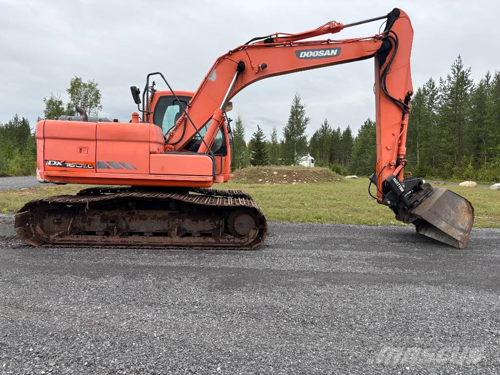 Doosan DX 160 LC Rupsgraafmachines