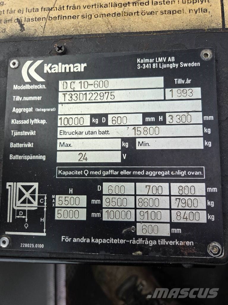 Kalmar DC 10-600 Dieselstapler