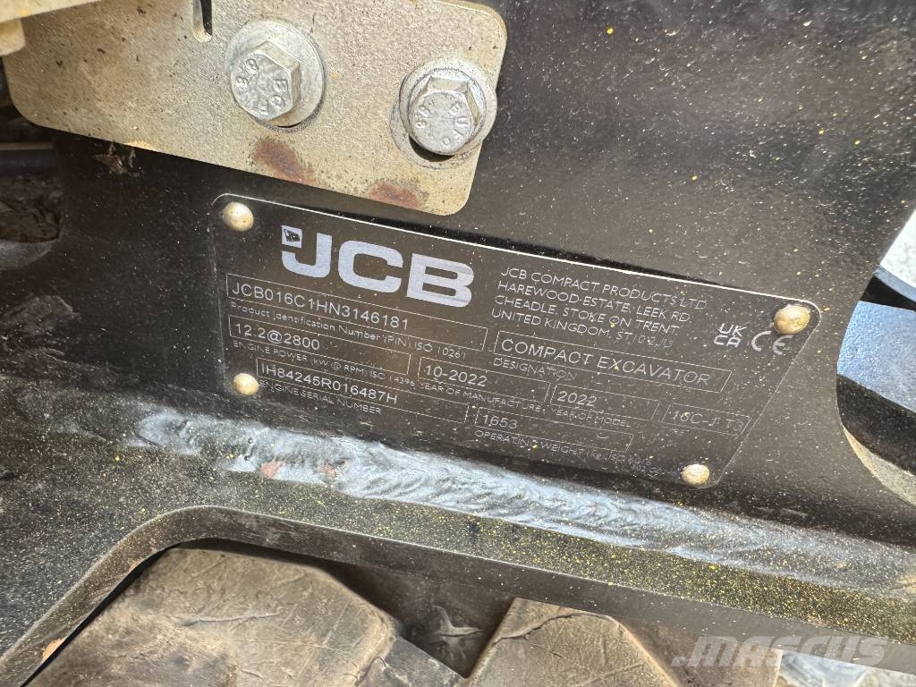 JCB 16 C-1 T3 Mini rýpadla < 7t