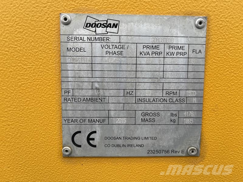 Doosan G60 Dizel agregati