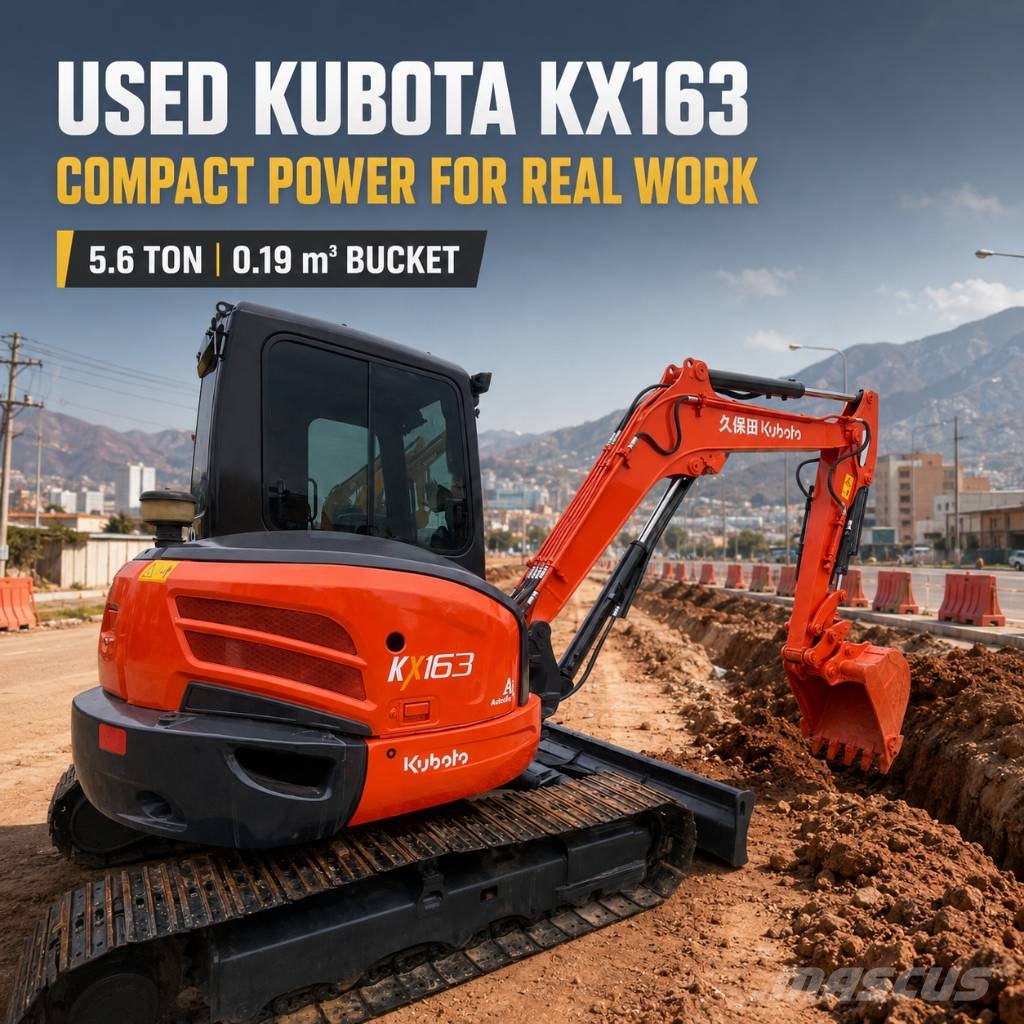 Kubota KX 163 Mini rýpadla < 7t