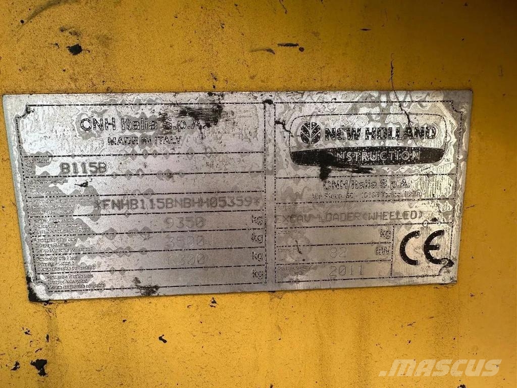 New Holland LB115B , CE, 240 MM MULTI PURPOSE LOADER BUCKET, 8 لوادر ذات جرافات عكسية