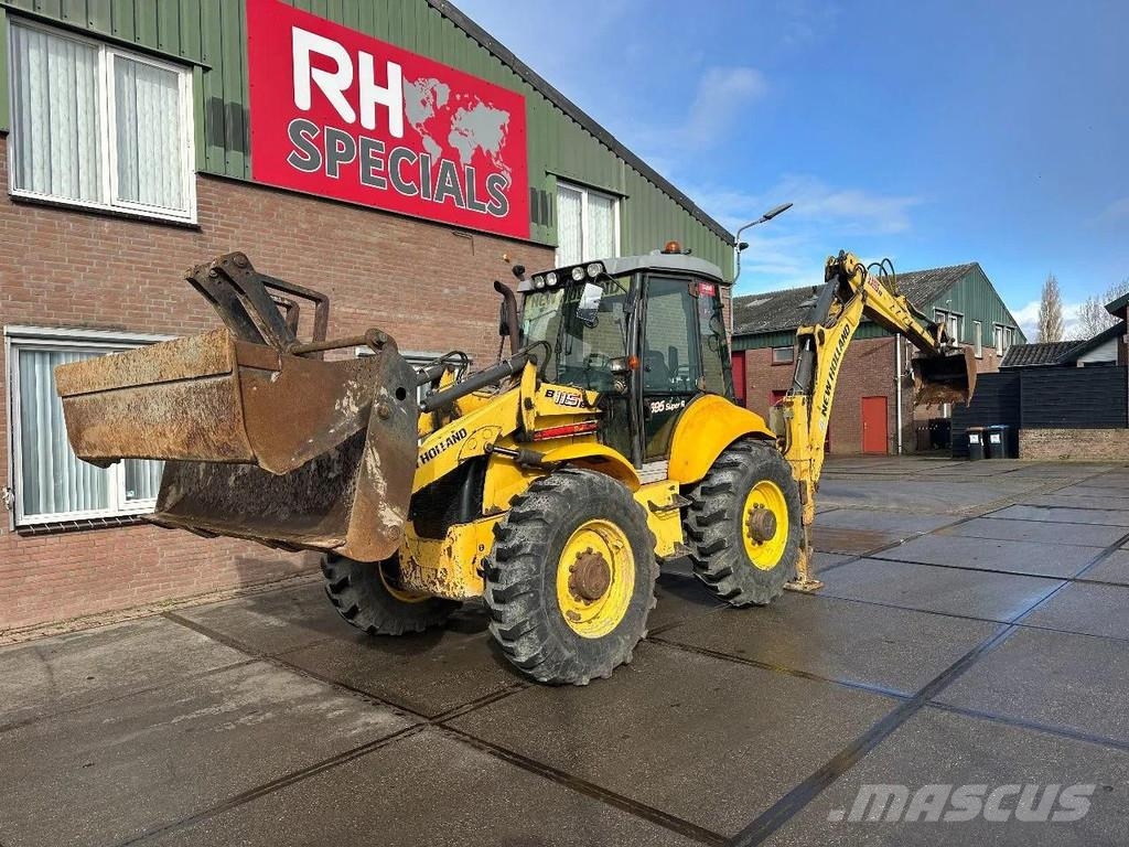 New Holland LB115B , CE, 240 MM MULTI PURPOSE LOADER BUCKET, 8 لوادر ذات جرافات عكسية