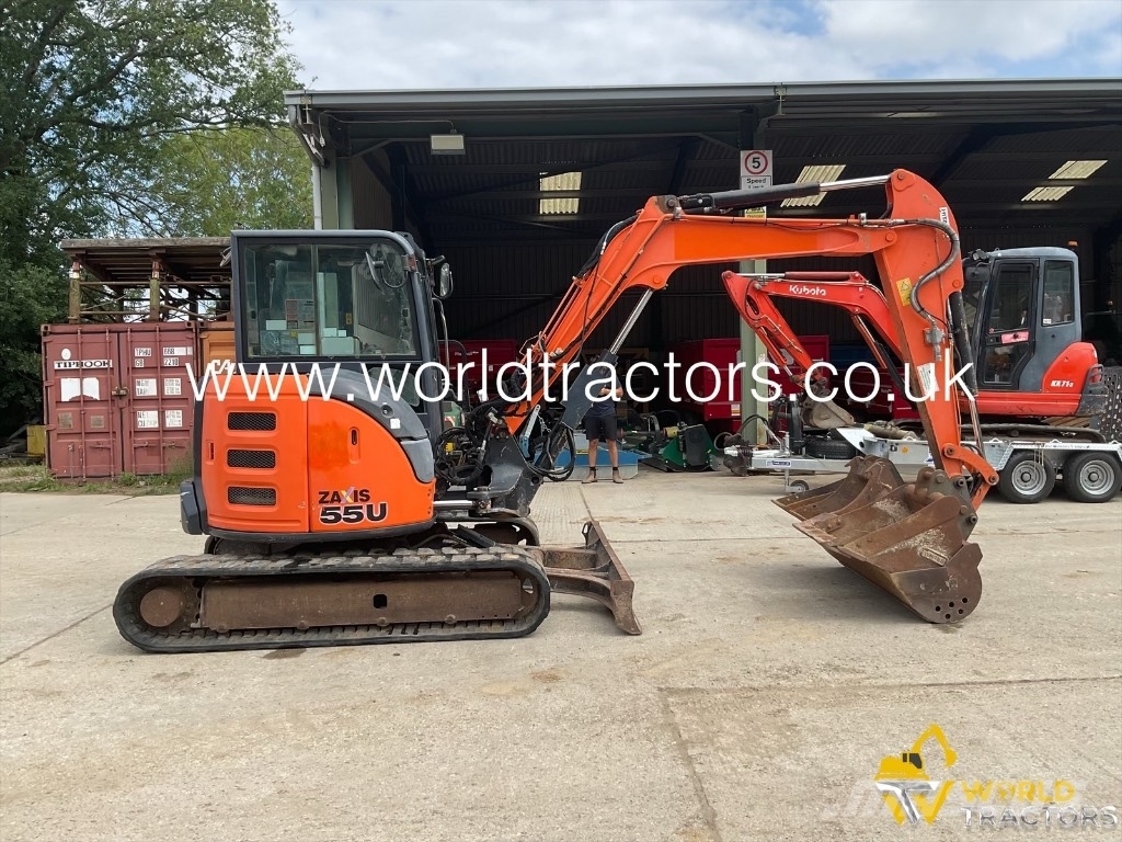 Hitachi Zaxis 55 U حفارات وسط 7 طن - 12 طن