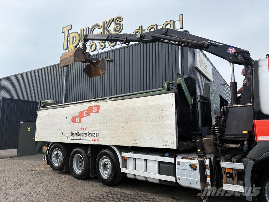Volvo FM 420 + HMF 1643 Z2---2X EXT. + TIPPER + 2X STEER شاحنات الرافعات الخطافية